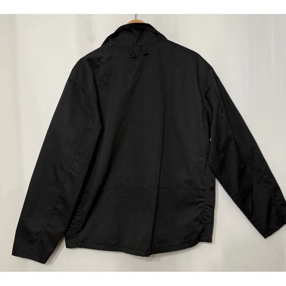 Broken Promises Mens Black Rabid Printed Work Jacket XL Chore Canvas NWT Skate‎